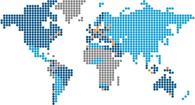 Slimstock Offices Worldmap